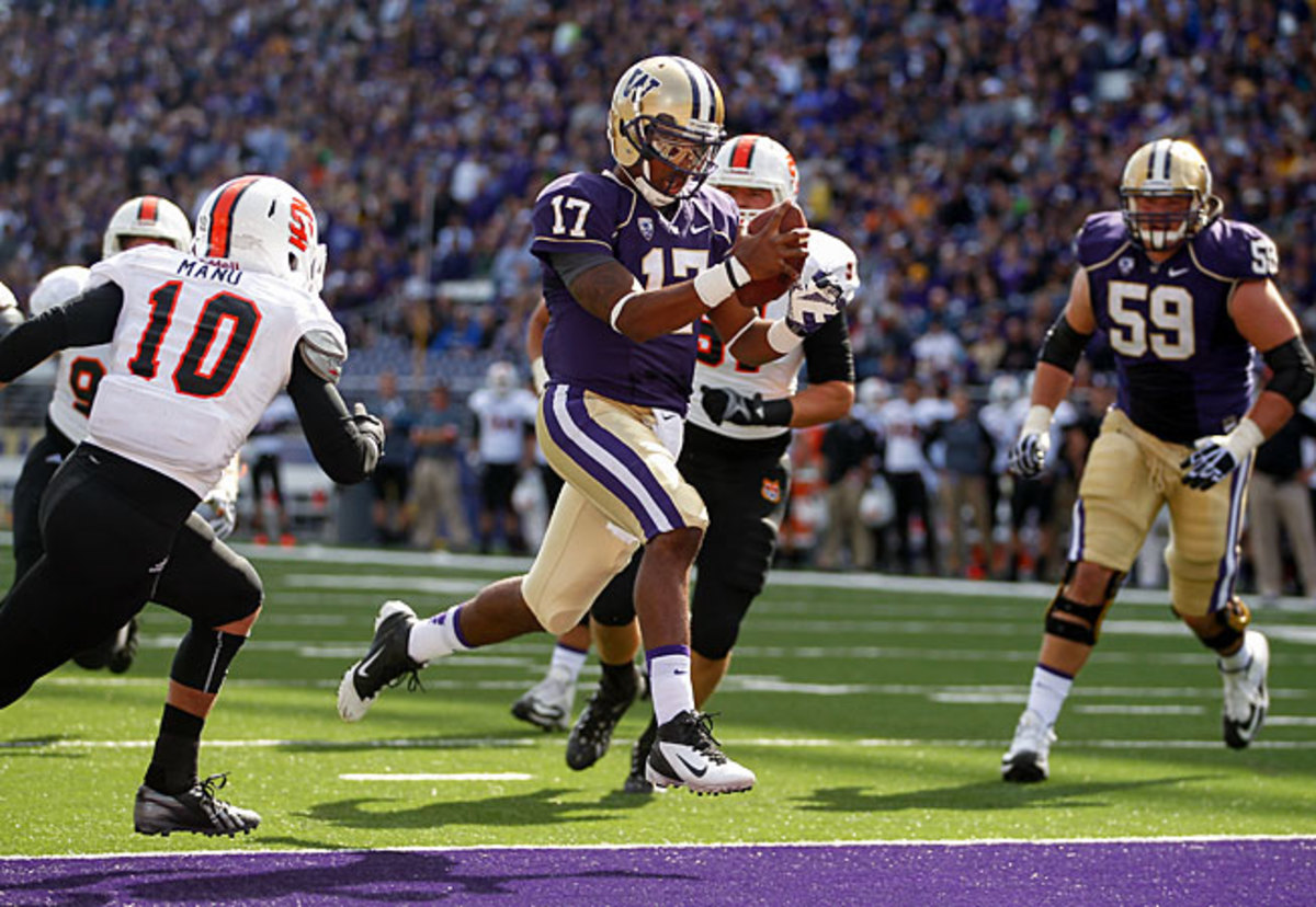 After converting to a more up-tempo offense, Washington is averaging more than 42 points per game.