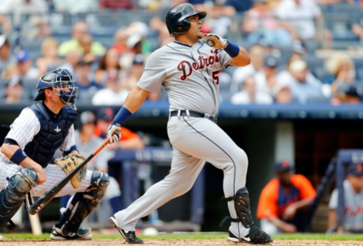 Brayan Pena was a backup for the Tigers in their World Series run. (Jim McIsaac/Getty Images)