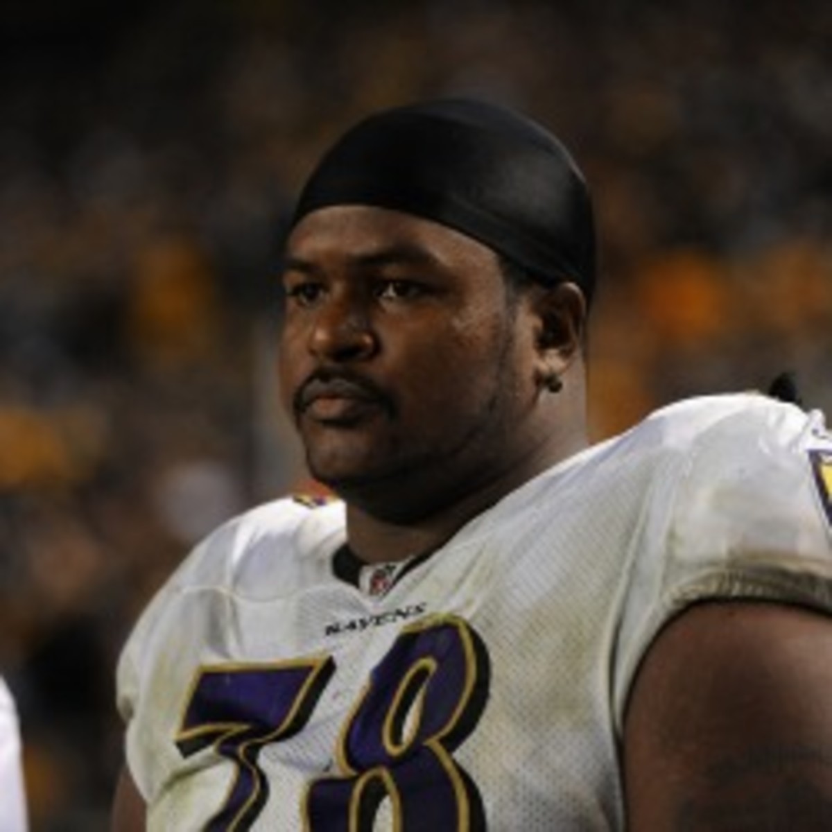 The Chargers are reportedly inquiring about free agent offensive tackle Bryant McKinnie. (Getty Images)