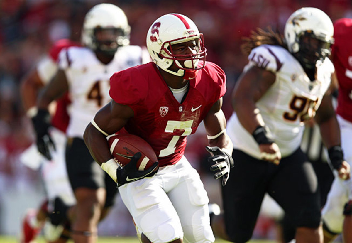 Ty Montgomery (7) and Stanford overwhelmed Arizona State in the first half of last Saturday's matchup.