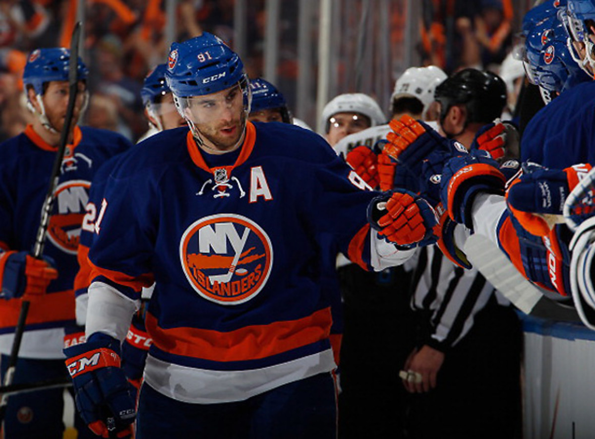 One year after returning the Islanders to relevance, John Tavares may have a chance to contribute for Team Canada. [Paul Bereswill/Getty Images]