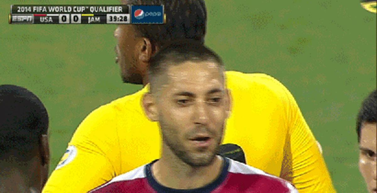 Clint-Dempsey-Makes-Face-at-Jamaican-Player