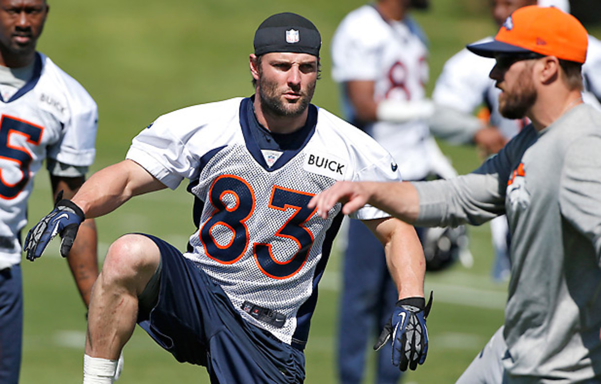 After a falling out with the Patriots, Wes Welker quickly latched on with the Broncos. (Ed Andrieski/AP)