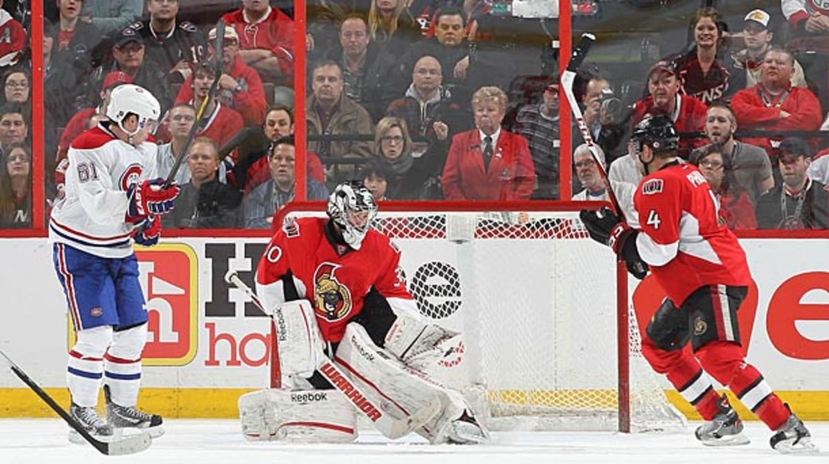 Ben Bishop has taken over in goal and starred for the Ottawa Senators.