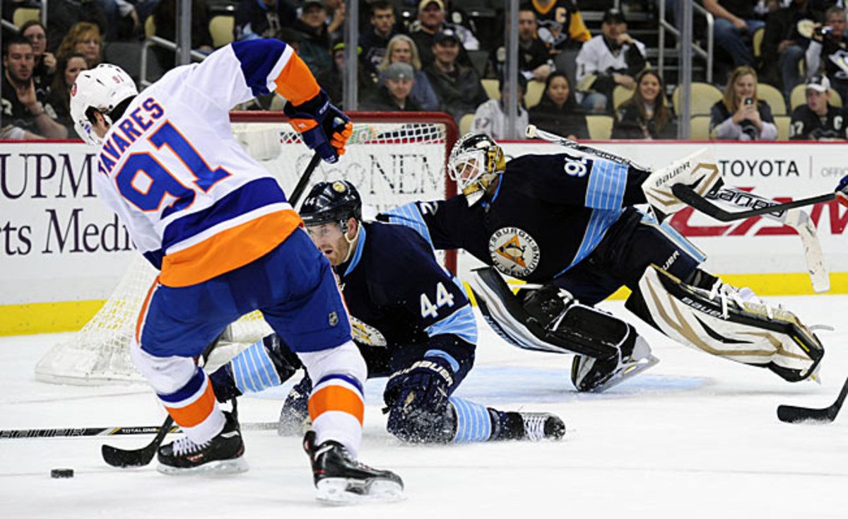 Tomas Vokoun (13-4-6 with 2.45 GAA, .919 save pct. this season) beat the Islanders three times.