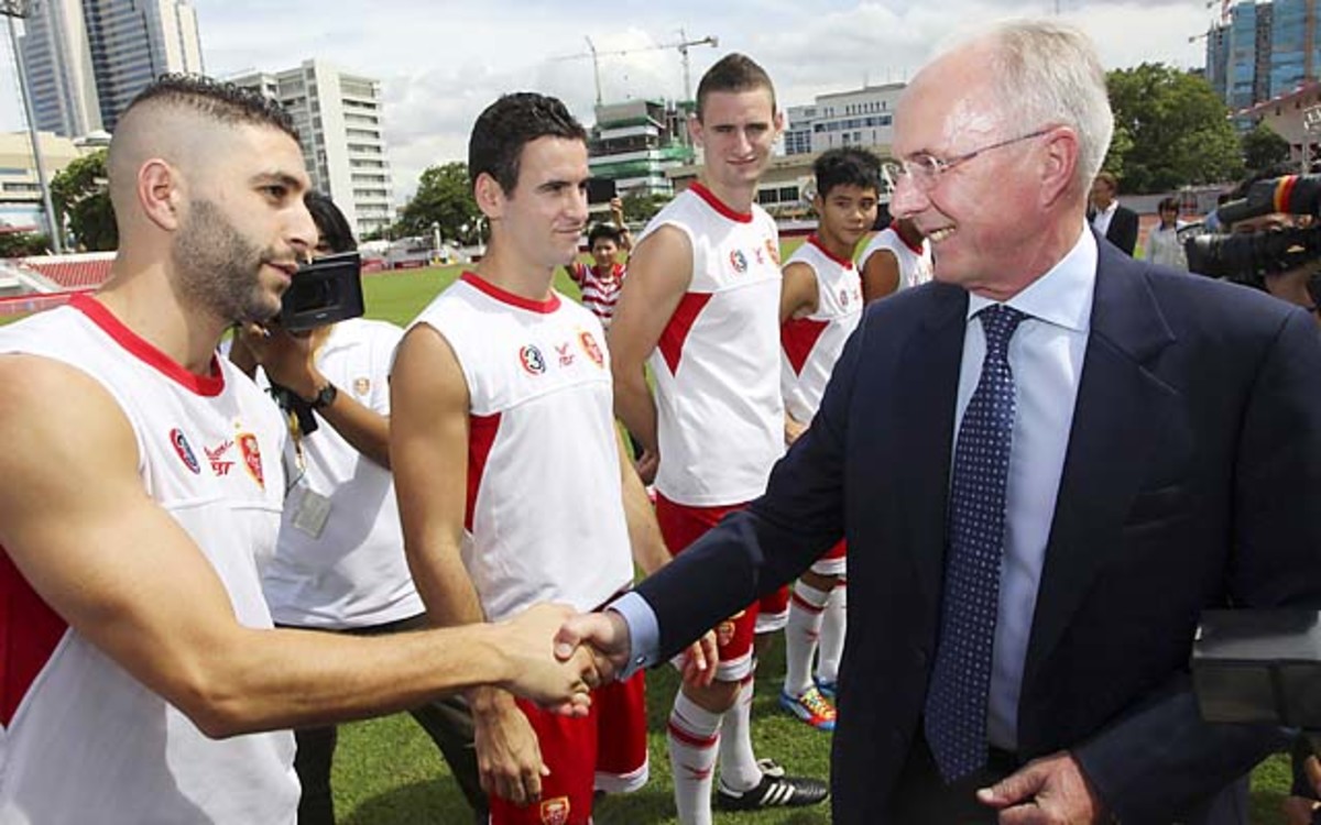 Sven-Goran Eriksson was technical director for Tero Sasana in 2012.