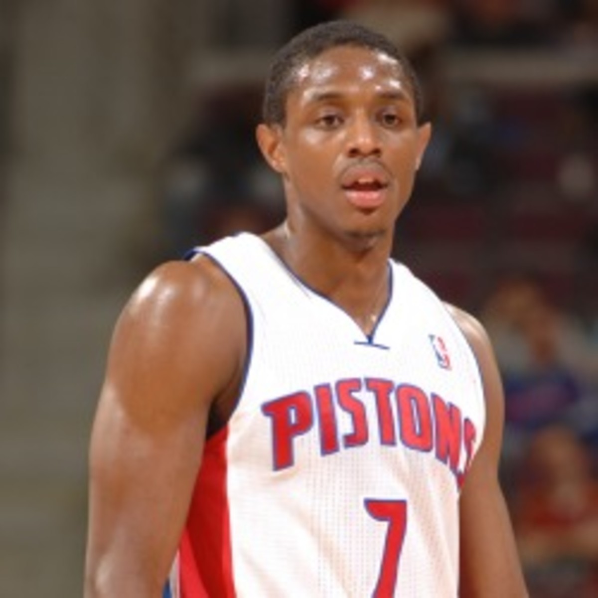 Pistons guard Brandon Knight is among several athletes alleged to buy fraudulent promissory notes from Success Trade.  (B. Sevald/Einstein/NBA/Getty Images)