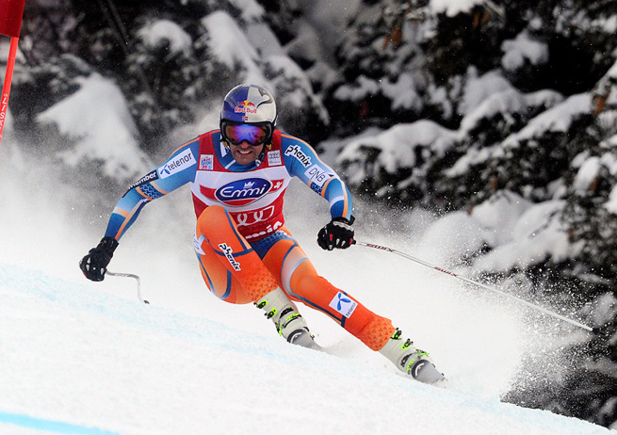 Aksel Lund Svindal's downhill victory was his first World Cup win at Bormio.