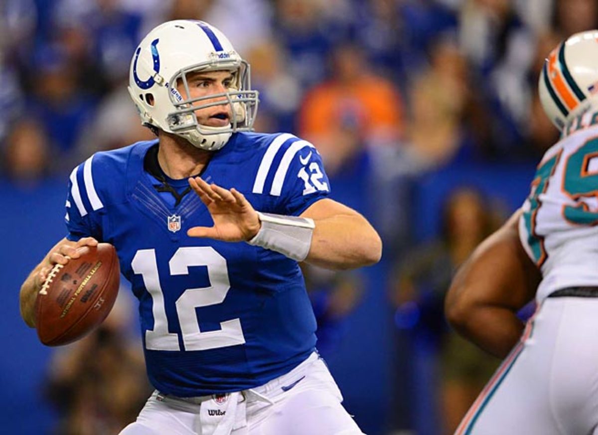 Entering his second year with the Colts, Andrew Luck could be a fantasy star.