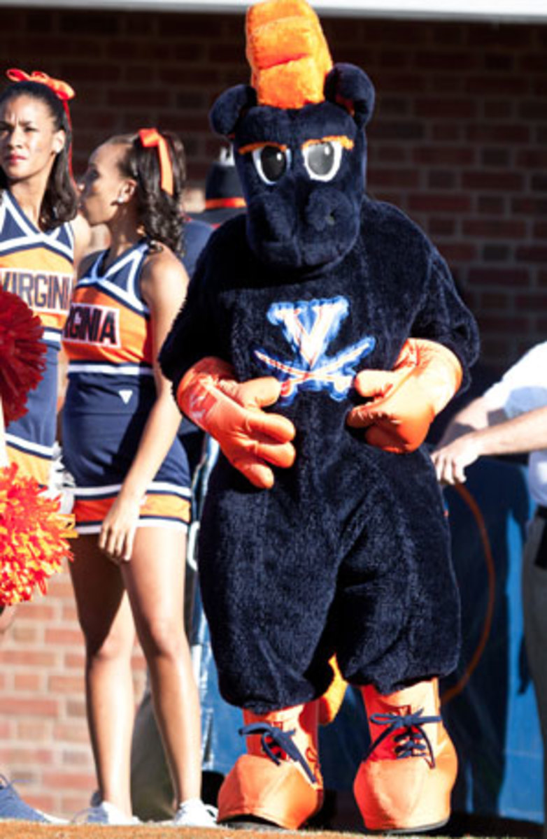 This mascot once existed and this photograph here proves it. (Jeff Lack/Icon SMi)