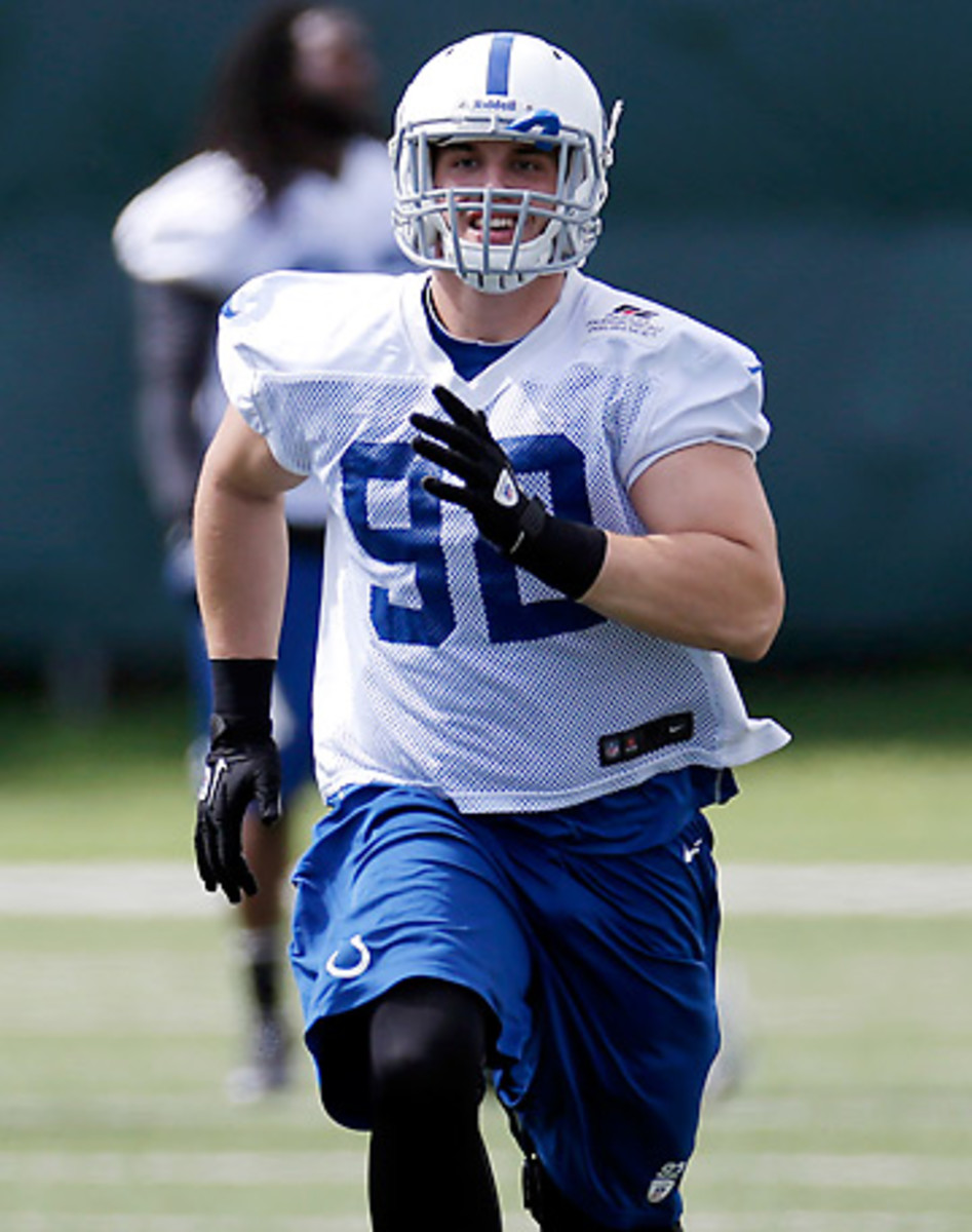Bjoern Werner wasn't known as a standout pass rusher at Florida State, but the Colts are counting on him. (Darron Cummings/AP)