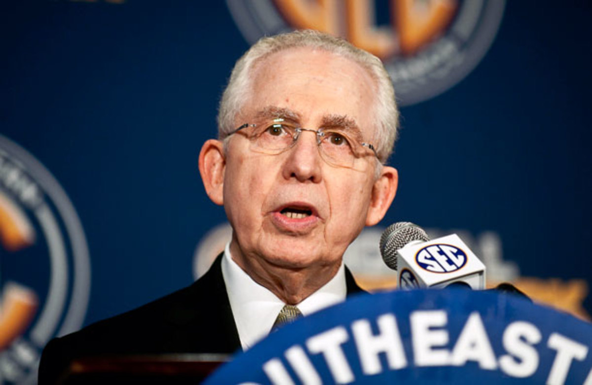 Mike Slive and the SEC are reportedly set to formally announce the league's television network. (Padraic Major/Icon SMI)