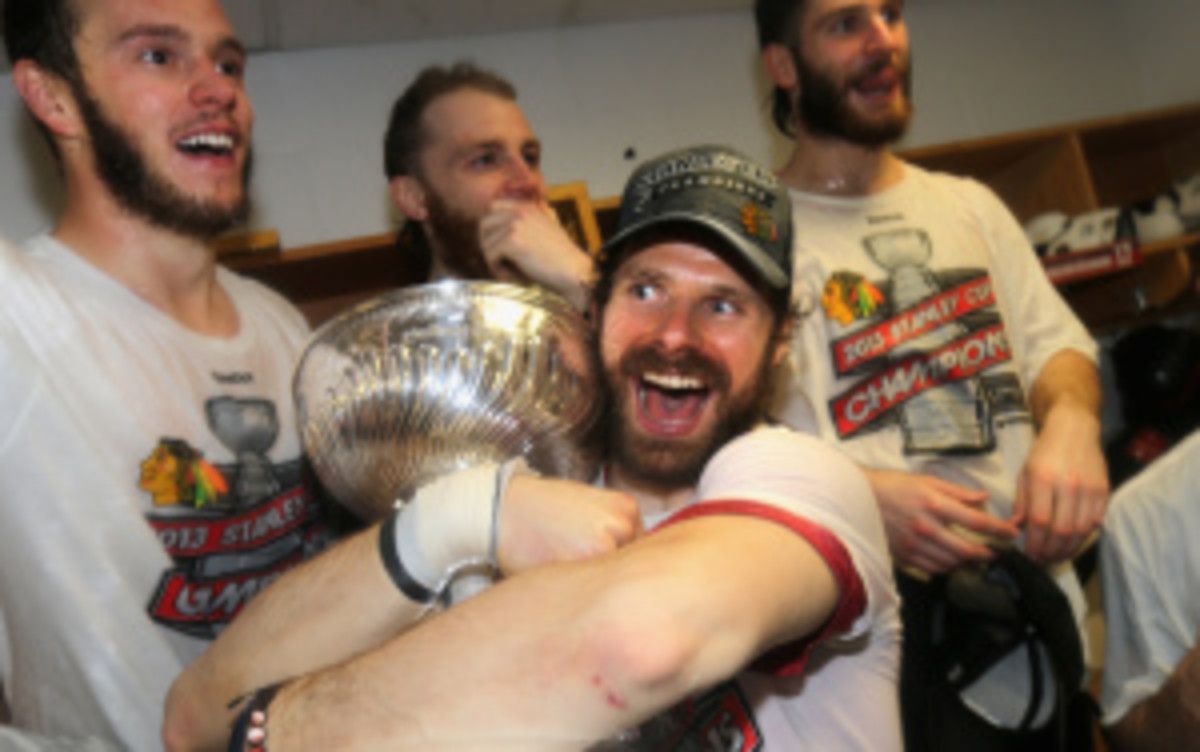 The Blackhawks' Stanley Cup parade will be held in Chicago on Friday. (Dave Sandford/Getty Images)
