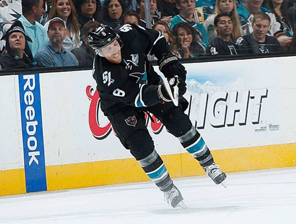 Joe Pavelski of the San Jose Sharks