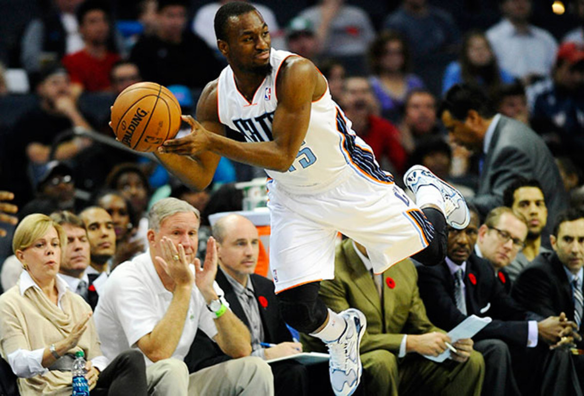 Kemba Walker led the Bobcats in scoring last year and is averaging a team-best 16.4 this season.