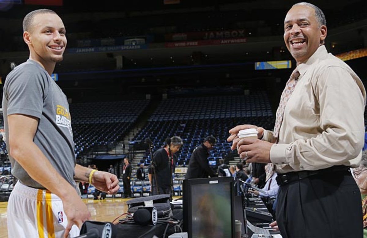 Stephen and Dell Curry