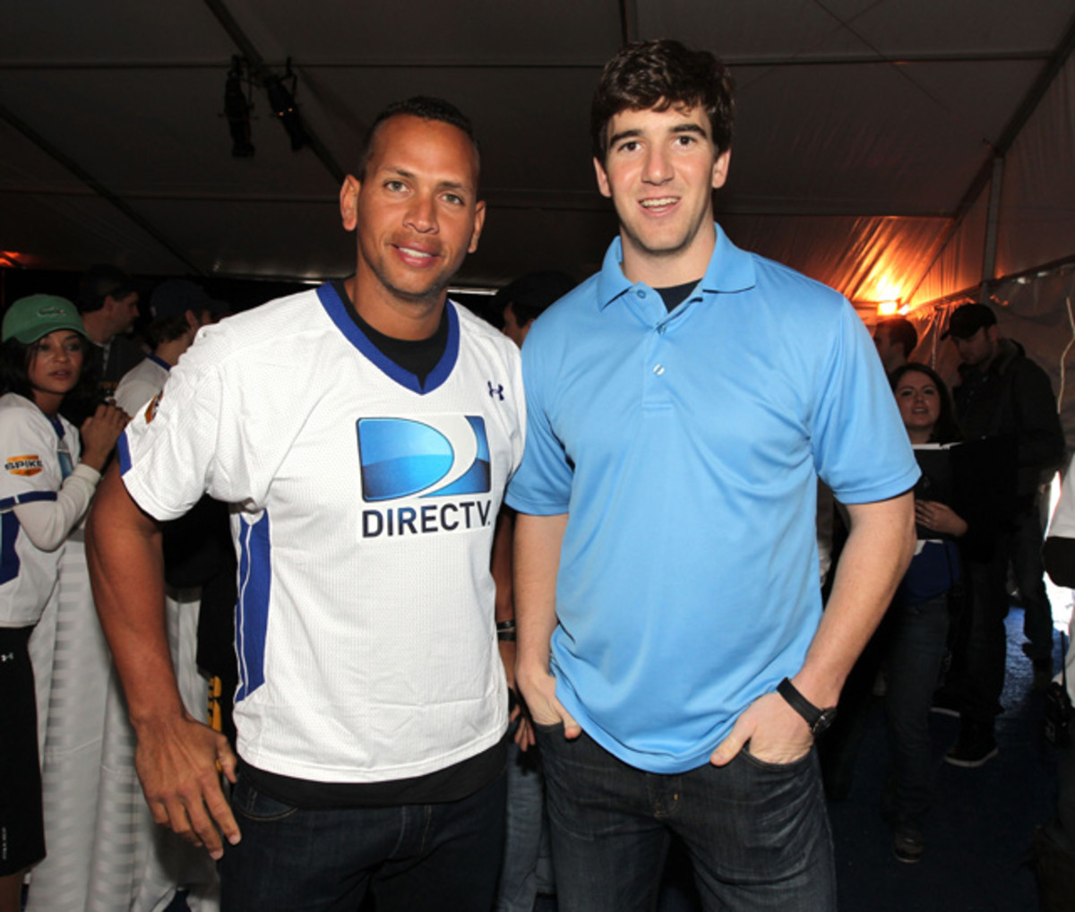 Alex Rodriguez and Eli Manning 
