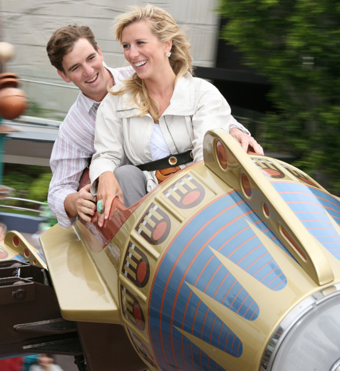 Eli Manning and Abby McGrew