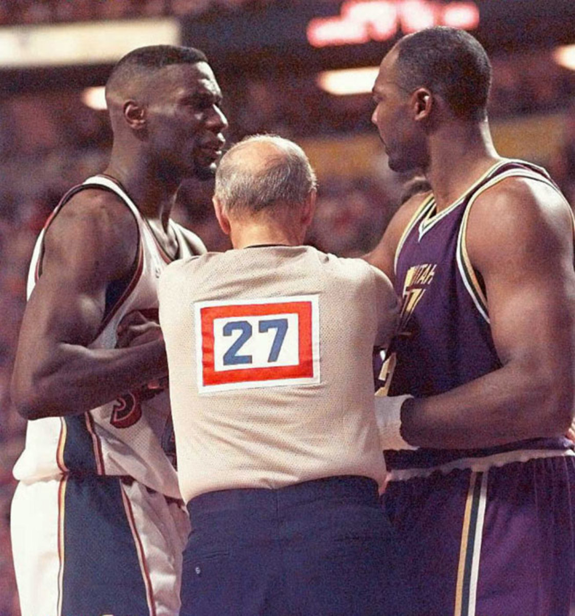 Shawn Kemp and Karl Malone