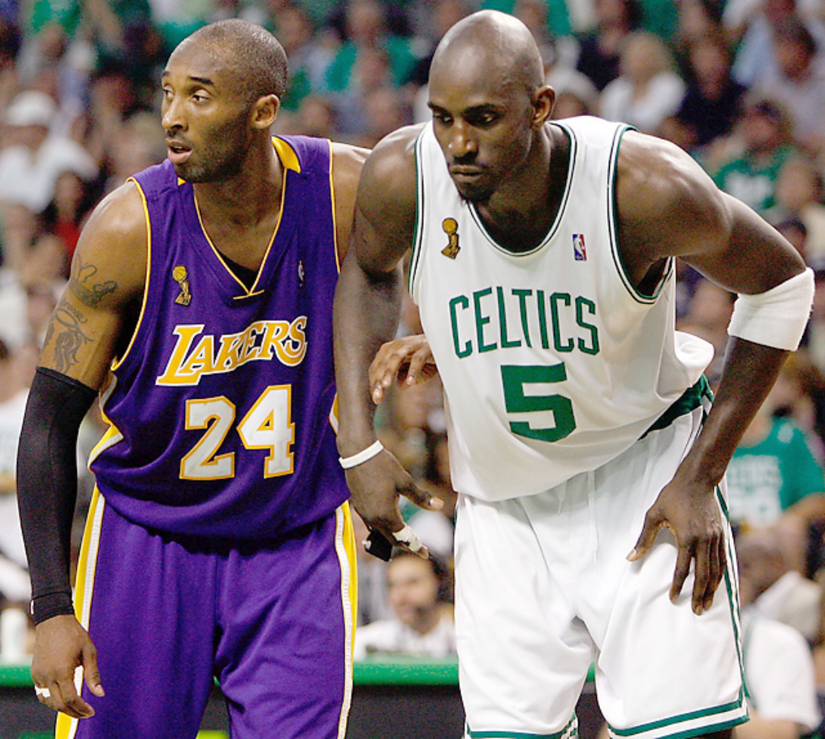 Los Angeles Lakers and Boston Celtics