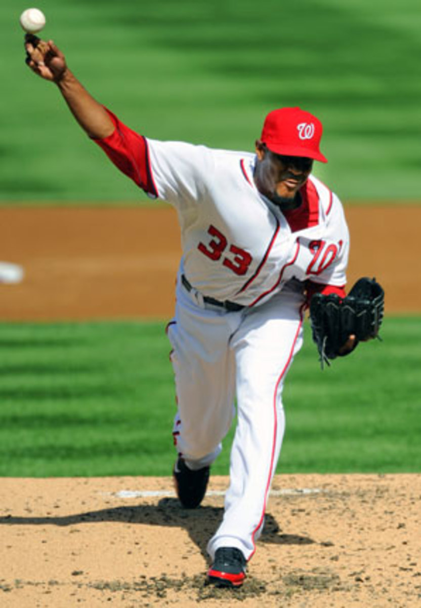 Edwin Jackson has pitched for seven teams in his first 10 major league seasons. (Mark Goldman/Icon SMI)