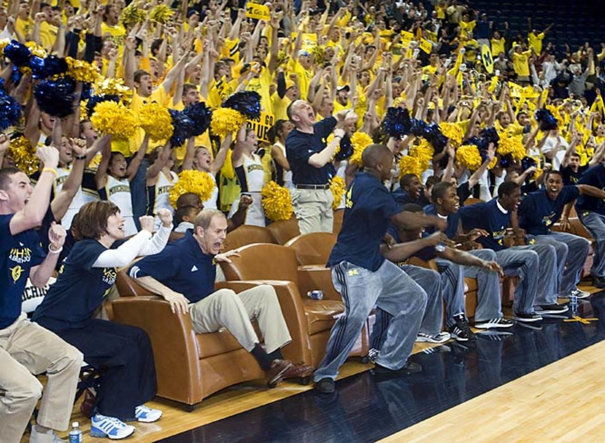 Michigan fans react to getting in the tournament, March 15