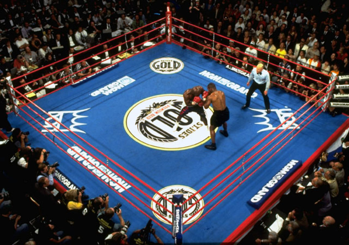 Evander Holyfield and Mike Tyson