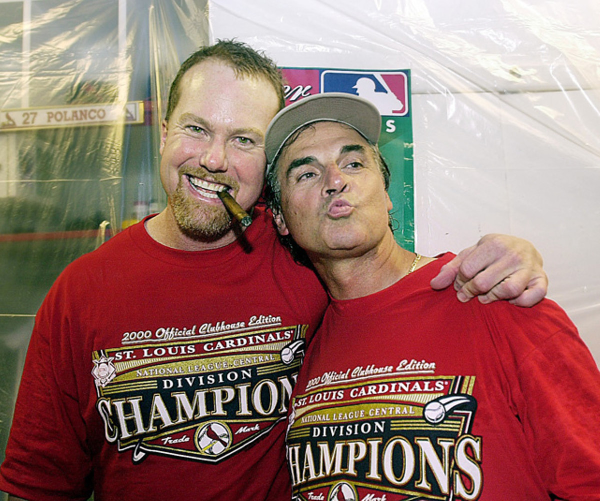 Mark McGwire and Tony La Russa 
