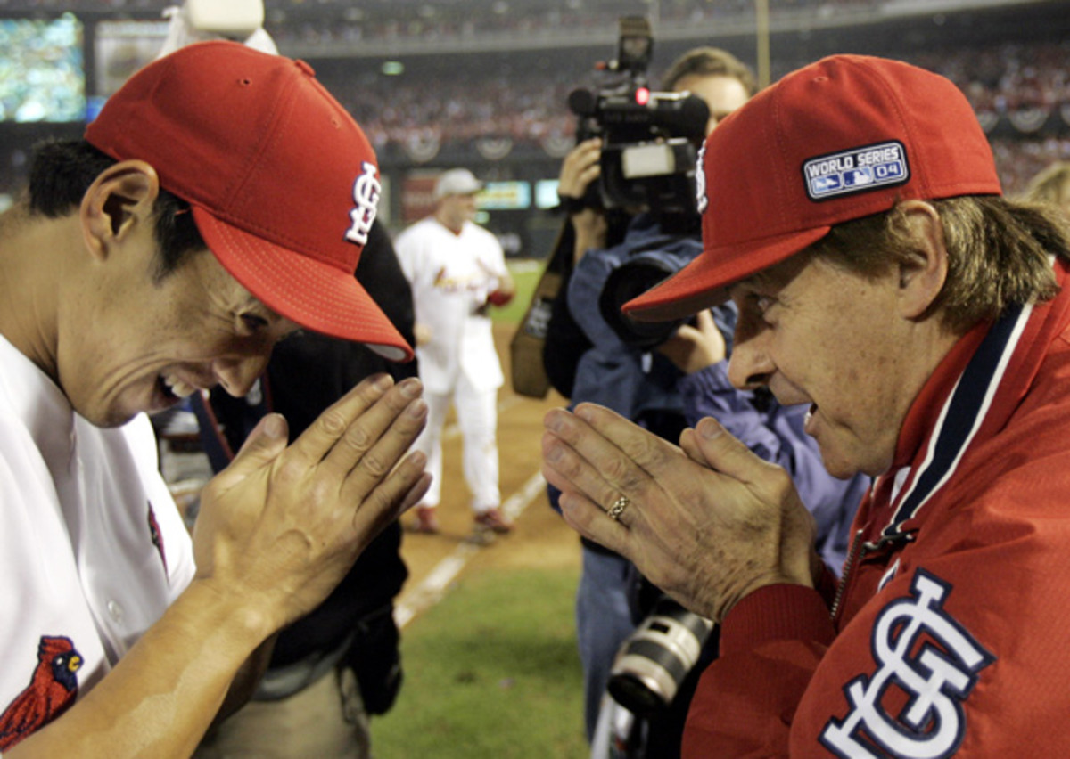 Tony La Russa and So Taguchi 
