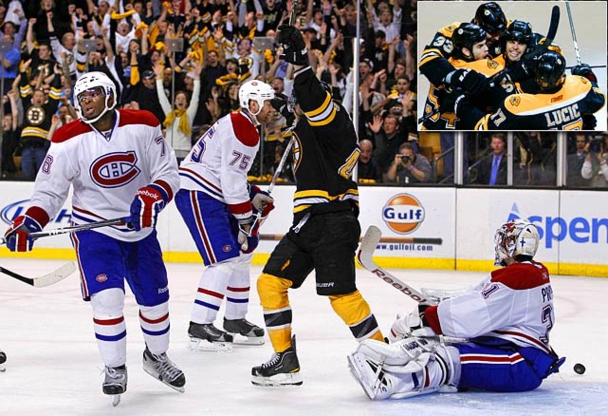 Bruins 4, Canadiens 3 (OT)