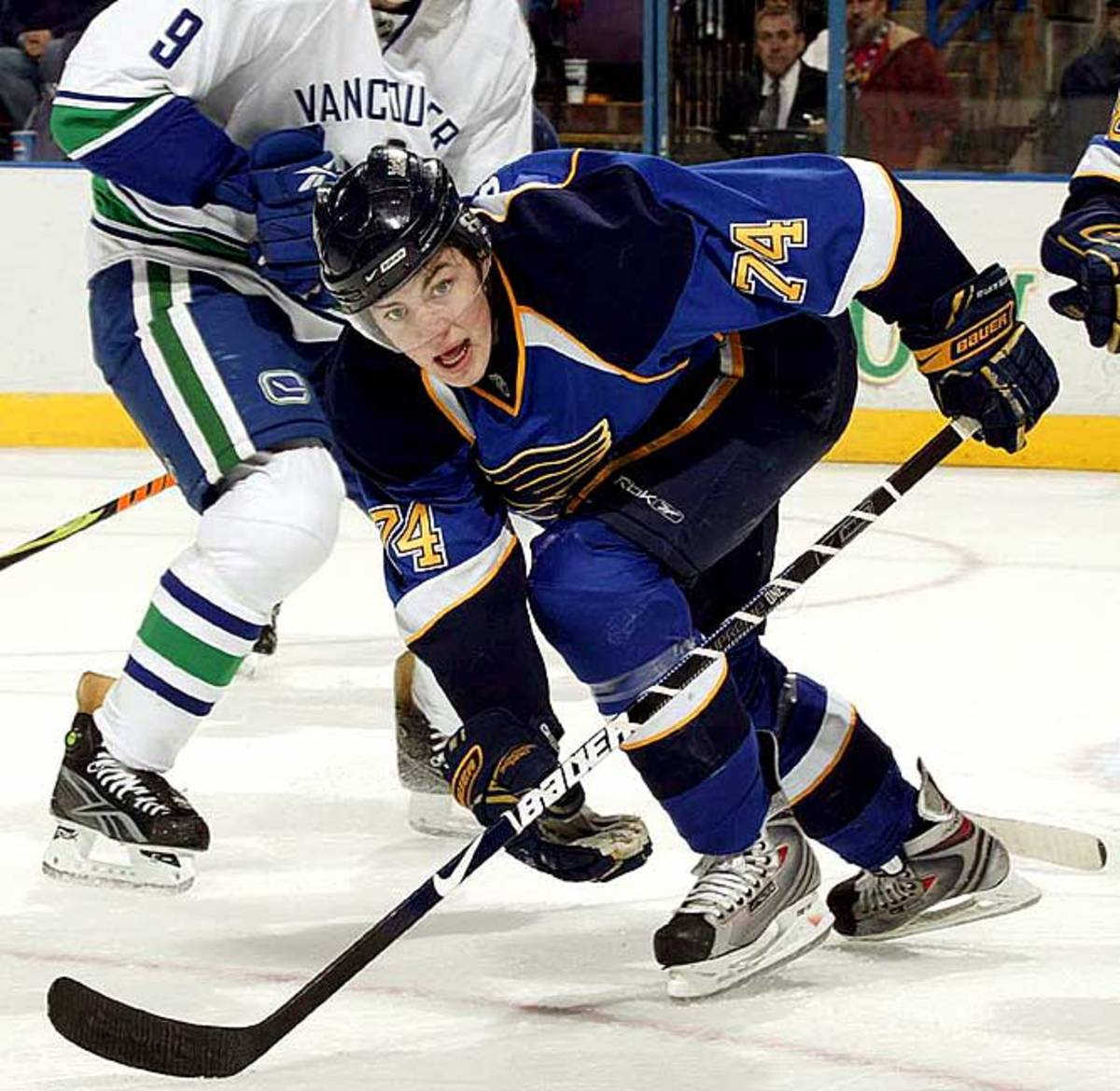 TJ Oshie, center, St. Louis Blues