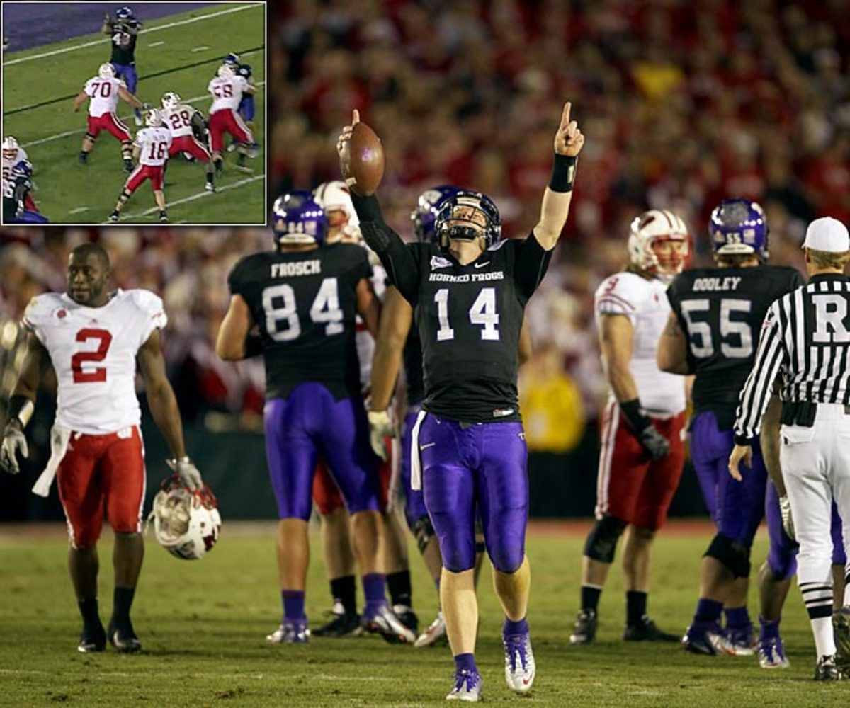 TCU 21, Wisconsin 19