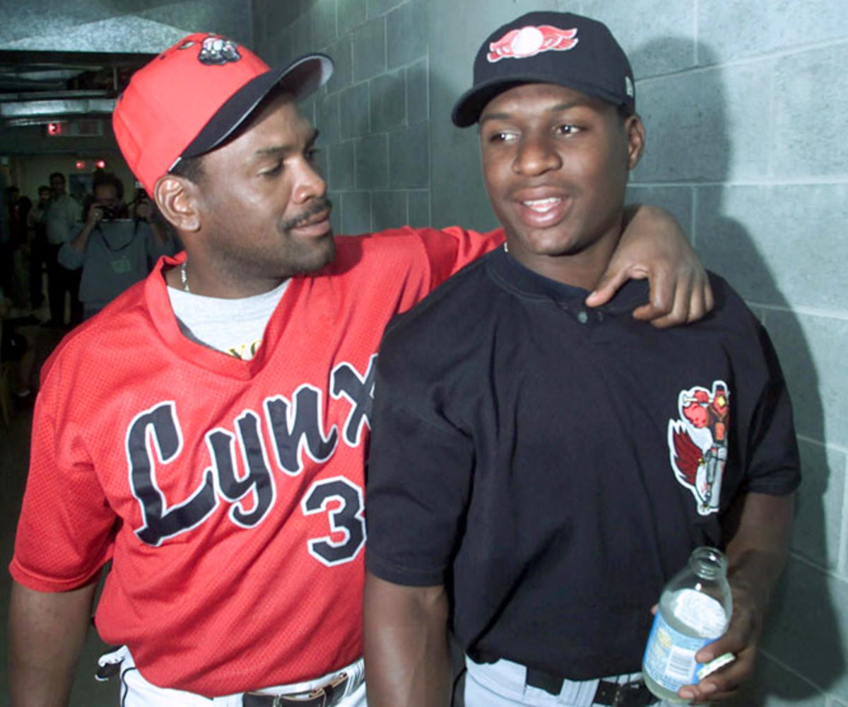 Tim Raines and Tim Raines Jr.