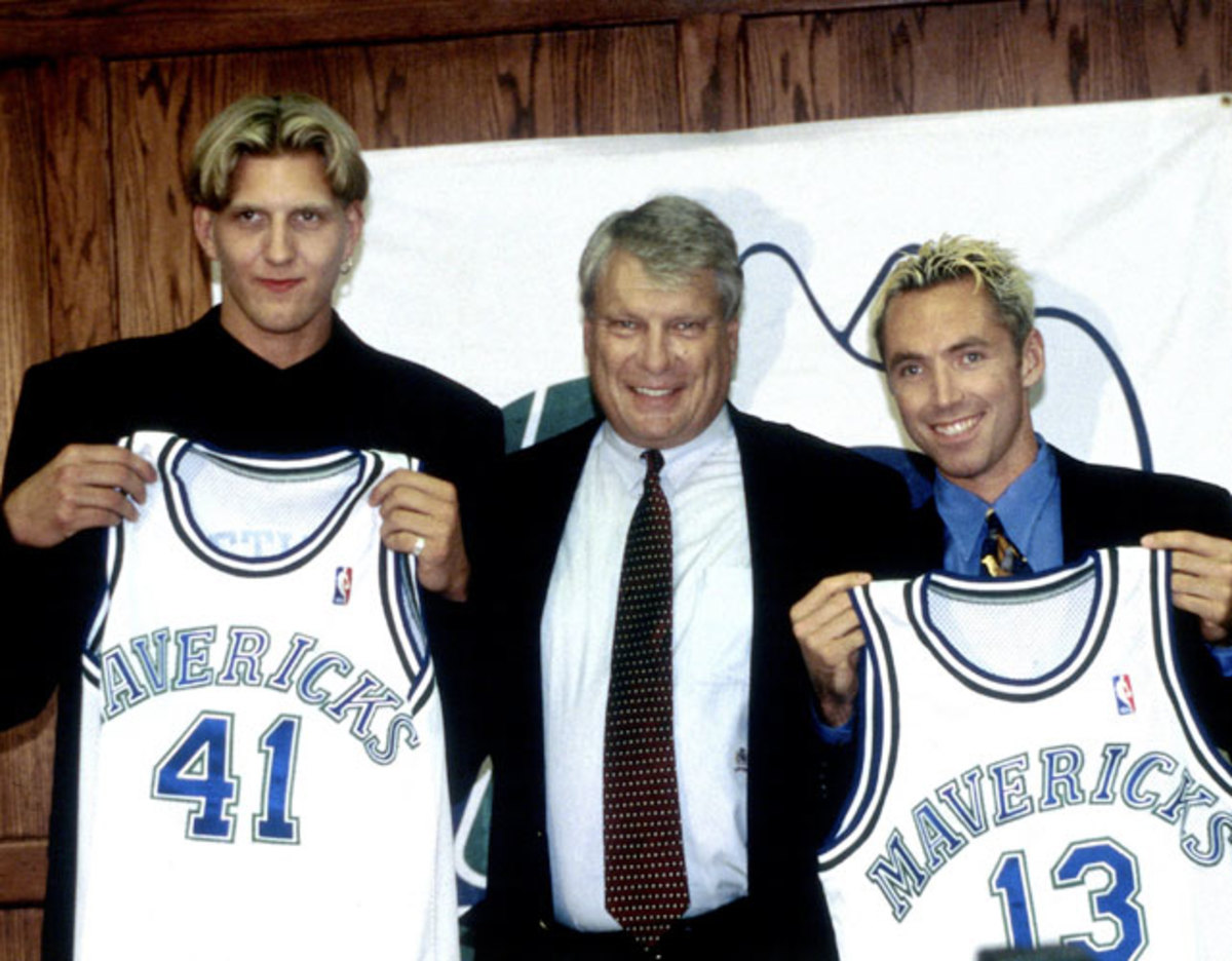 Dirk Nowitzki and Steve Nash