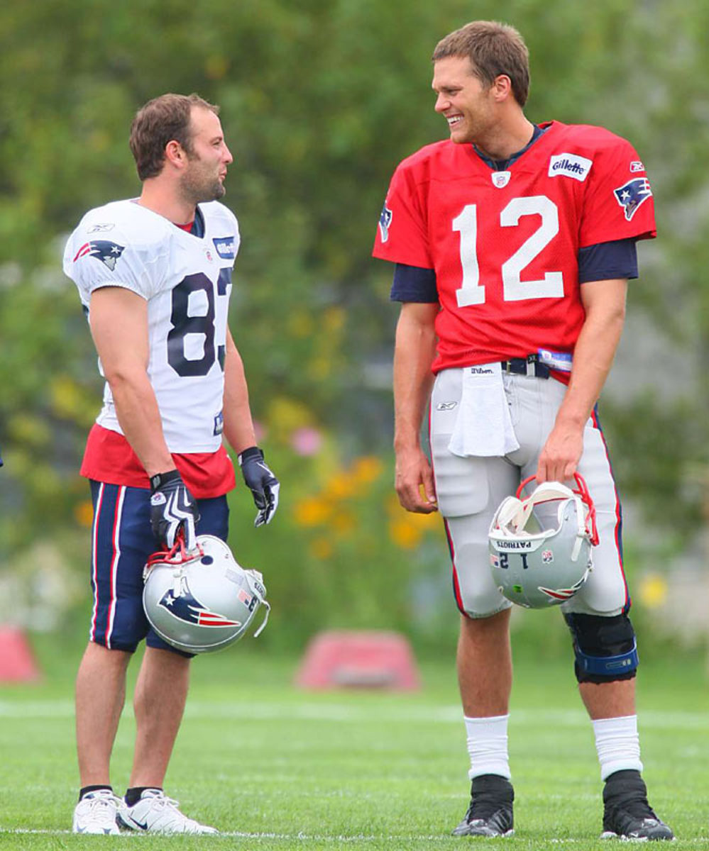 Tom Brady and Wes Welker