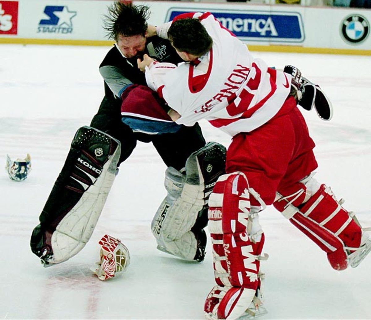 Patrick Roy vs. Mike Vernon