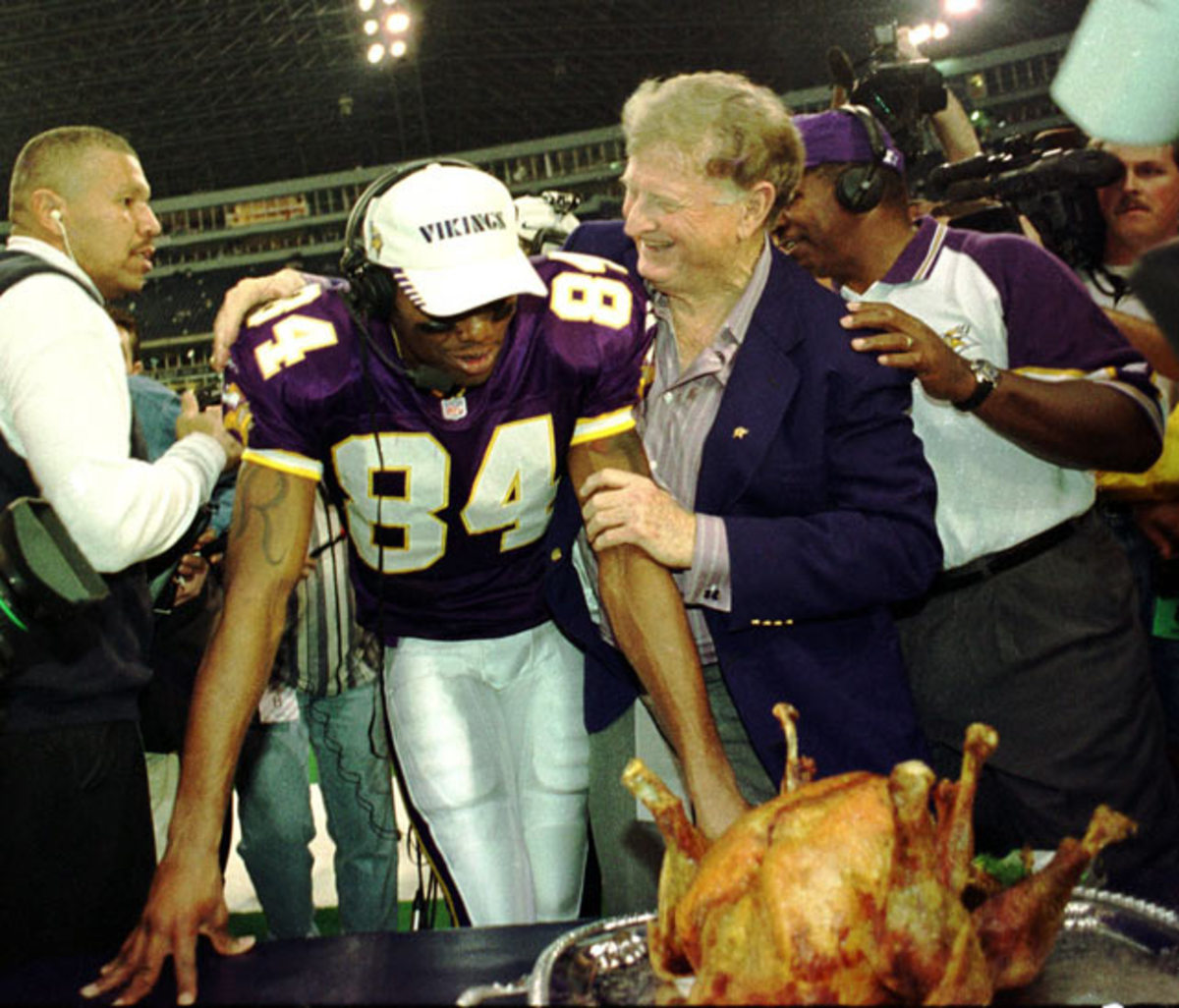 Randy Moss and Red McCoombs 