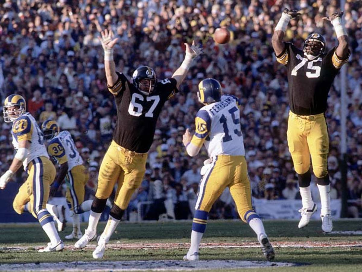 Gary Dunn, Joe Greene and Vince Ferragamo
