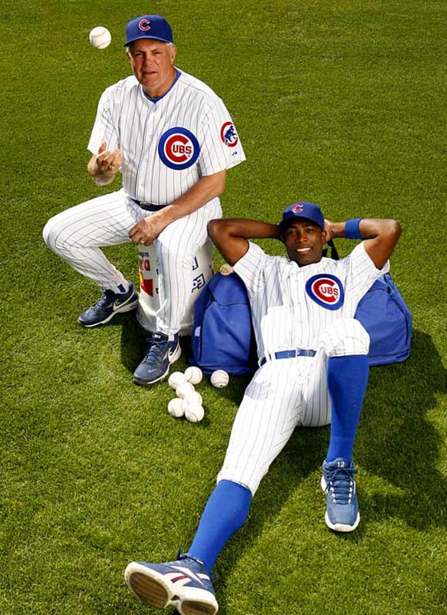 Lou Piniella and Alfonso Soriano