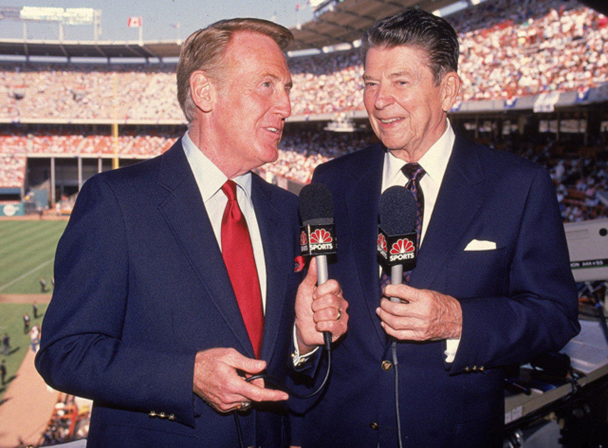  Vin Scully and Ronald Reagan 
