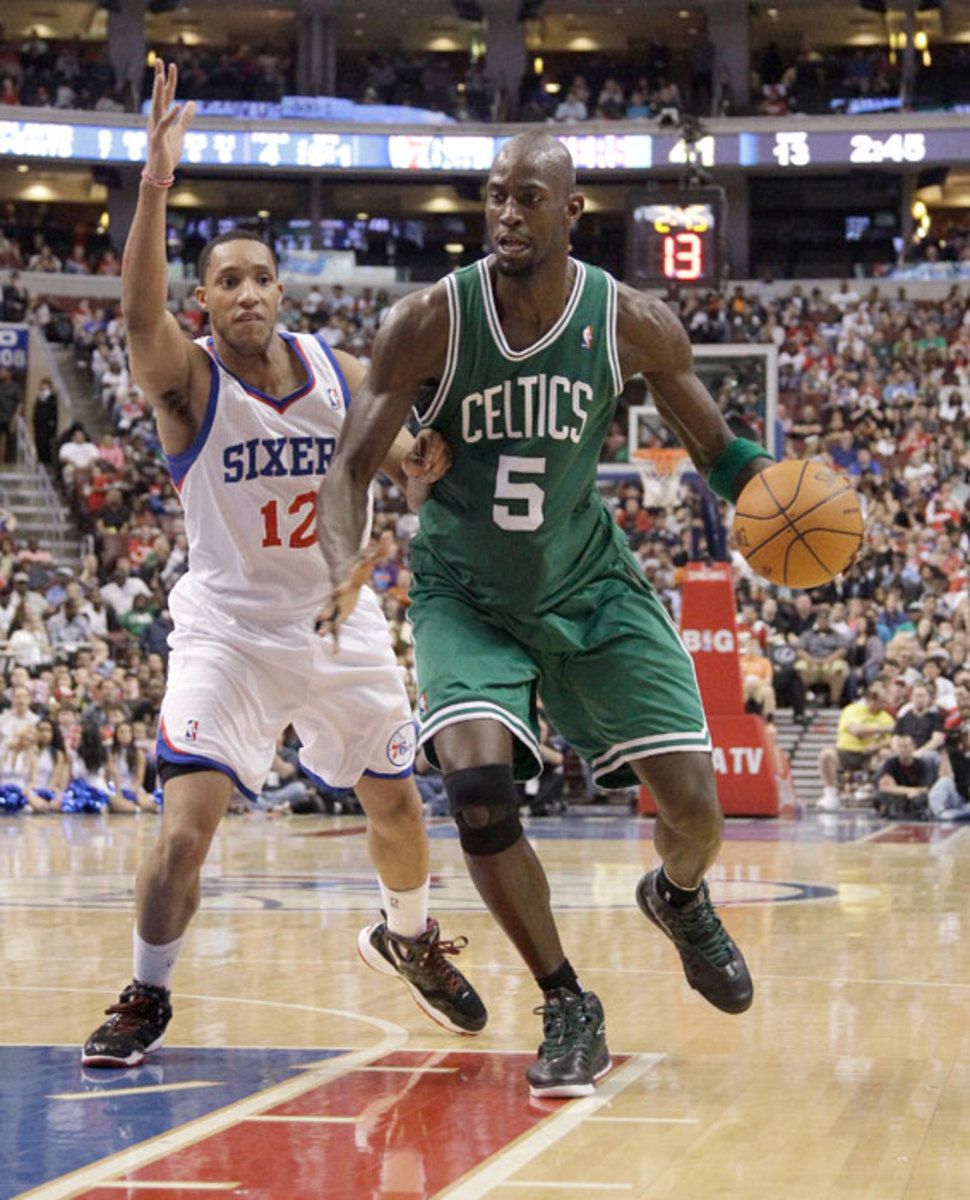 Kevin Garnett and Evan Turner