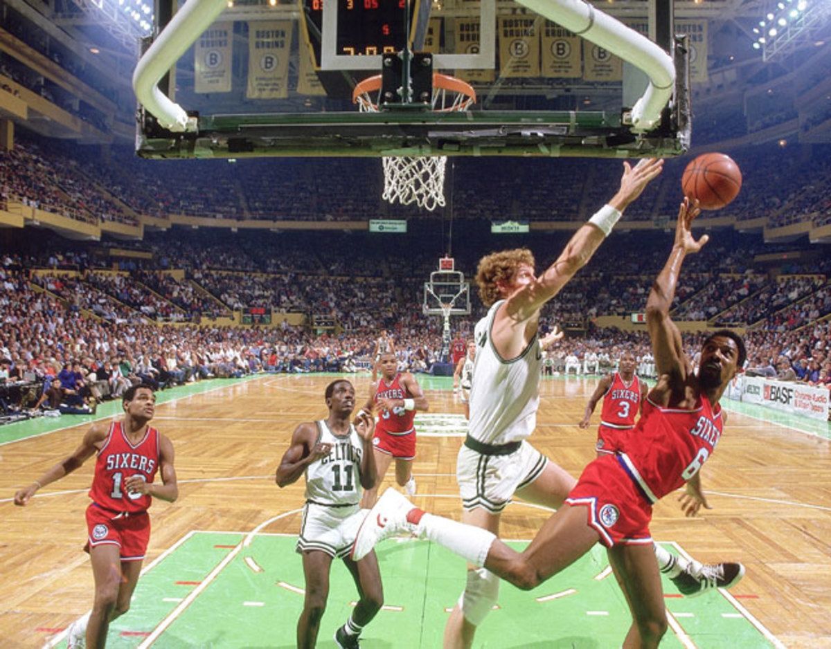 Bill Walton and Julius Erving