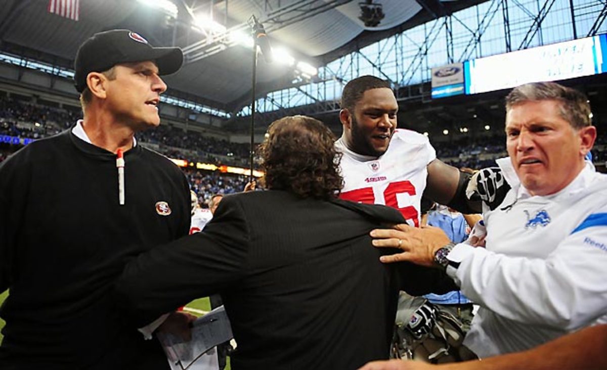 Jim Harbaugh and Jim Schwartz