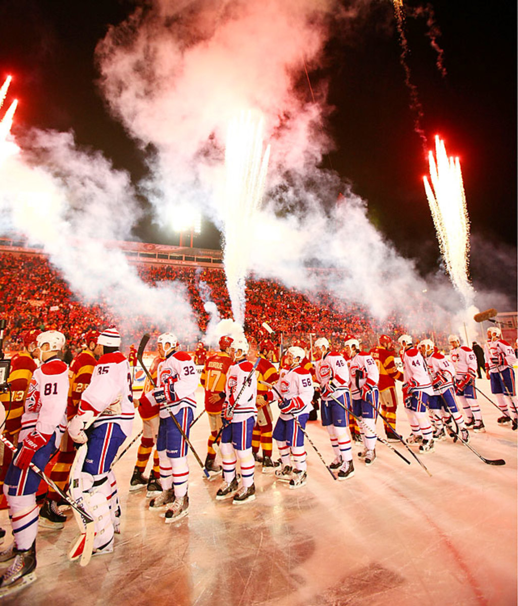 Flames 4, Canadiens 0