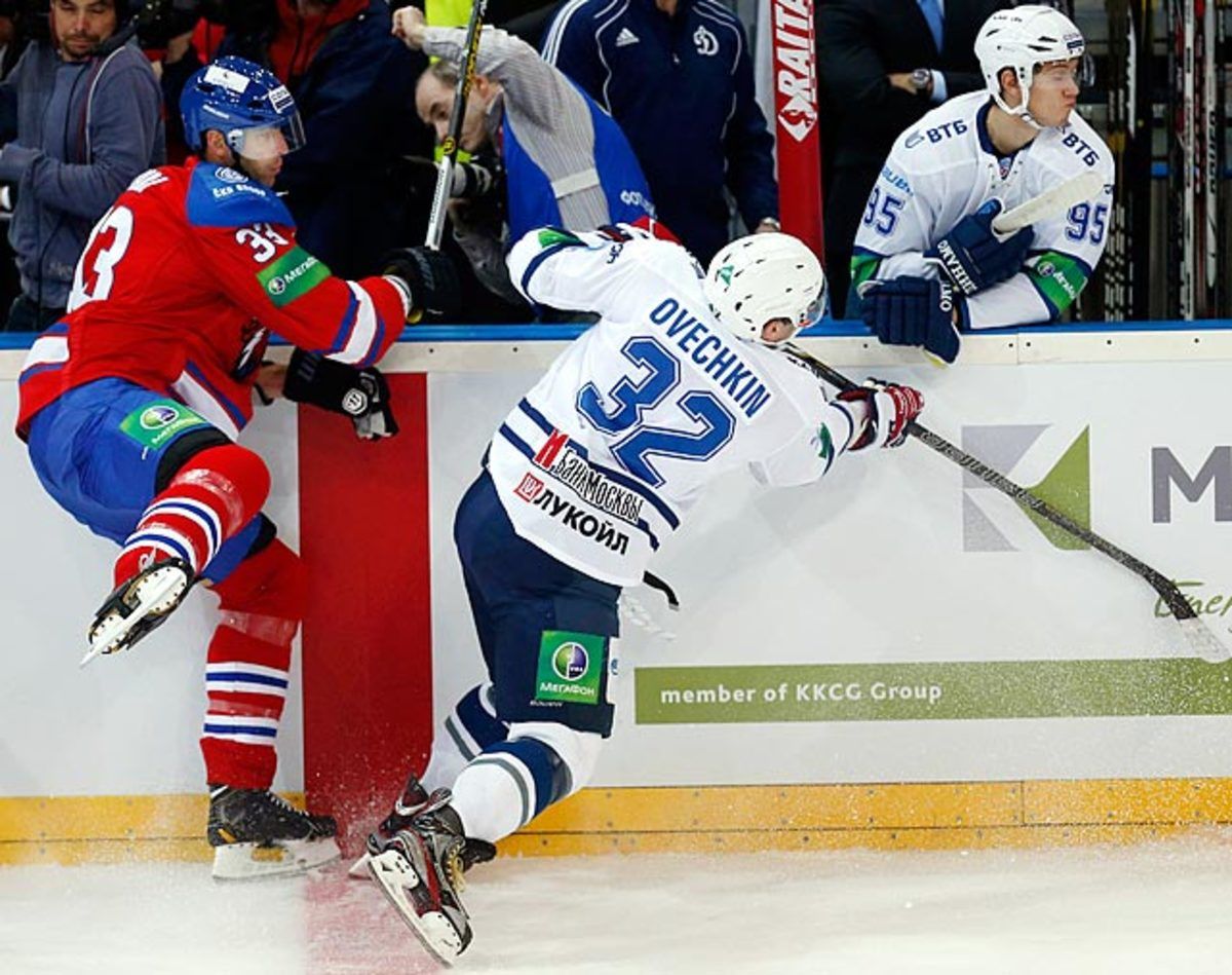 Zdeno Chara and Alex Ovechkin