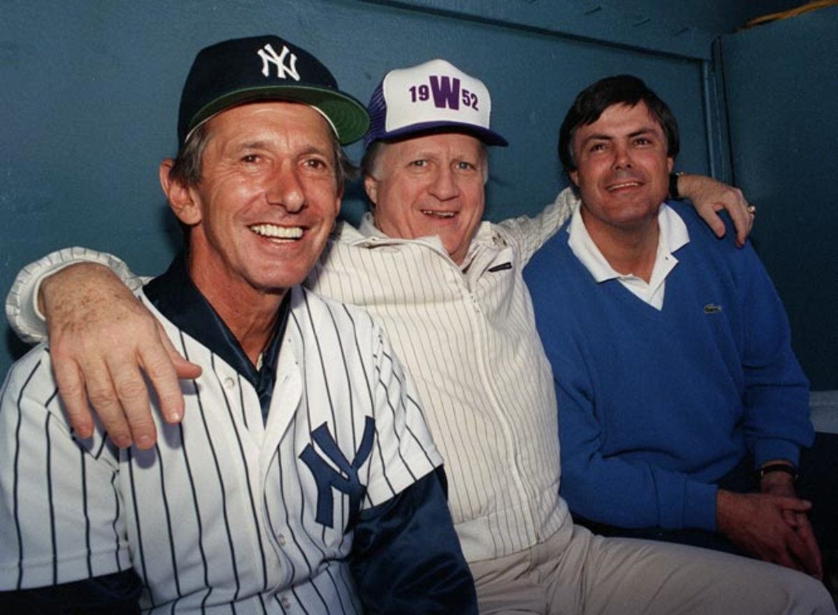 Billy Martin, George Steinbrenner and Lou Piniella