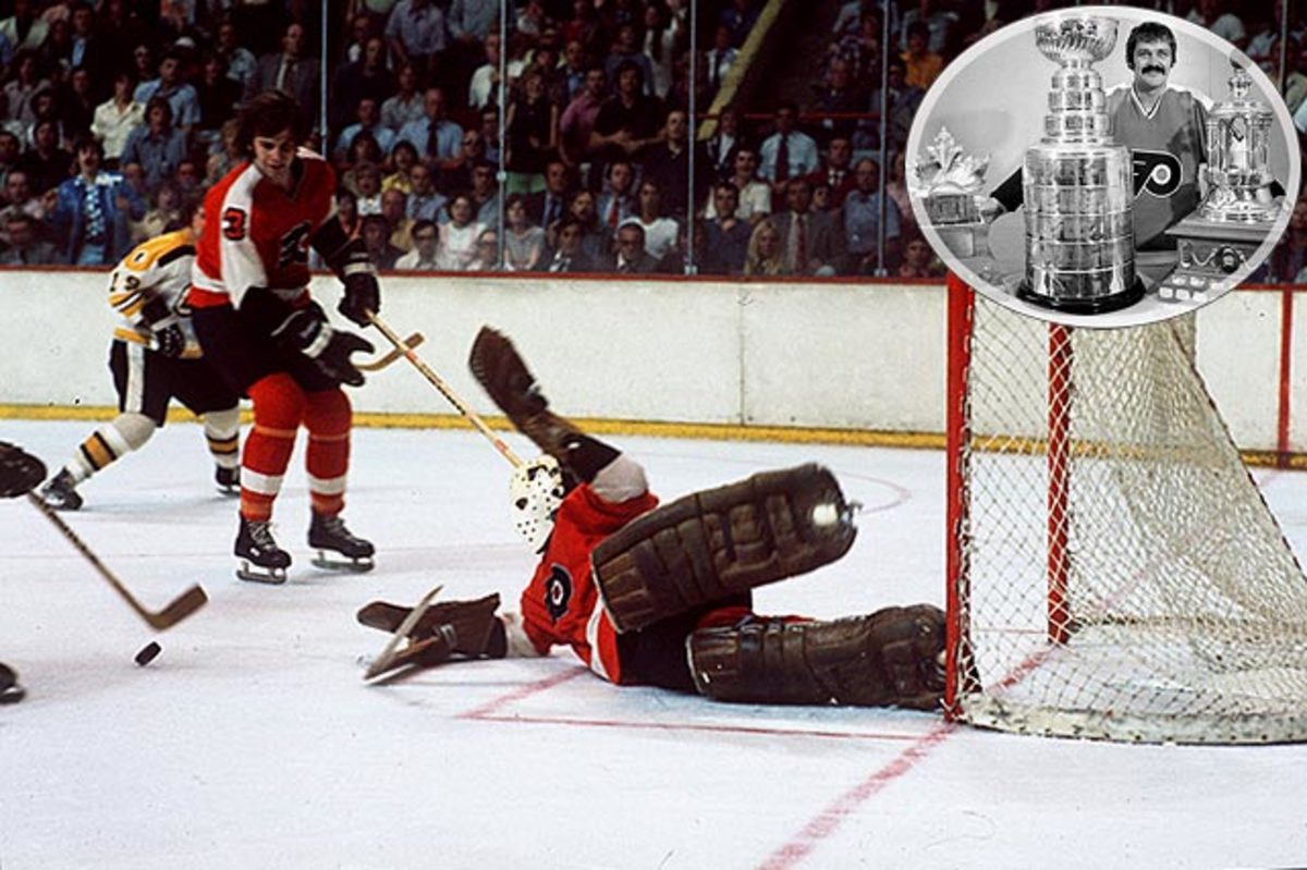 Old Images of Philadelphia - Philadelphia Flyers Bernie Parent and Bobby  Clarke hoisted their first Lord Stanley Cup in 1974 and did a repeat in  1975.
