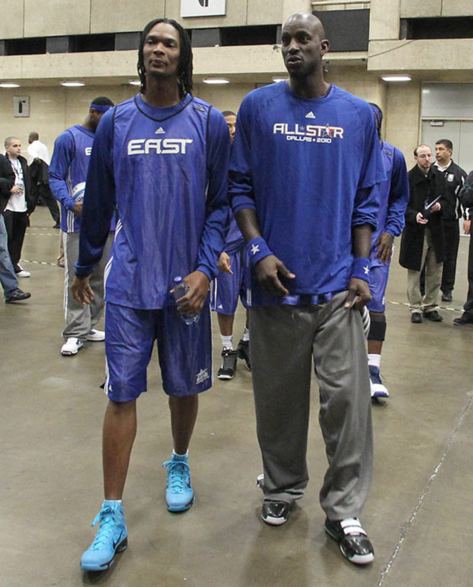 Chris Bosh and Kevin Garnett