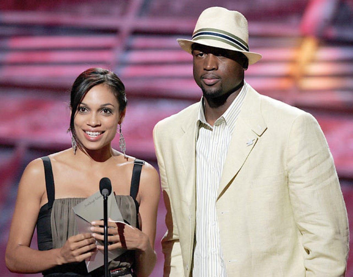 Rosario Dawson and Dwyane Wade