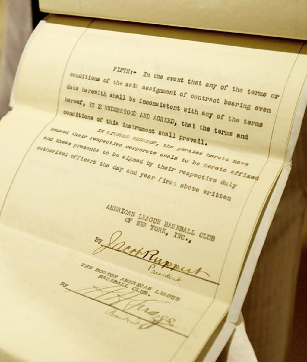 Babe Ruth's Contract